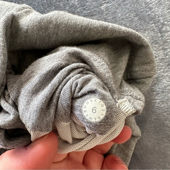 Lululemon Cotton Heather Grey Slim Fit Crop Pants - Picture 7 of 11